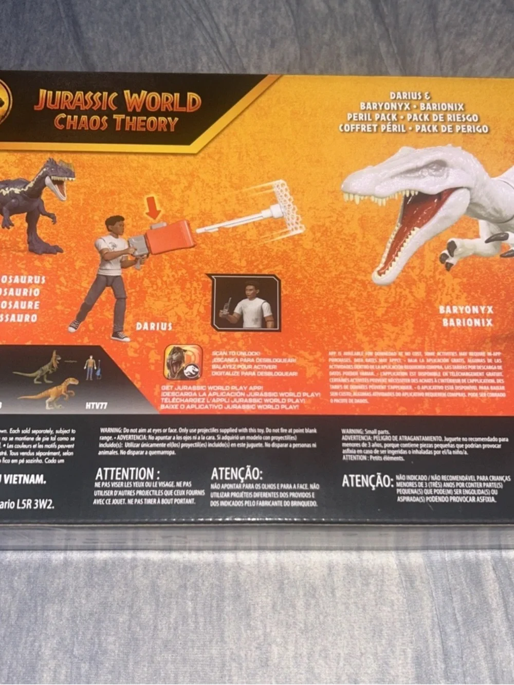 Jurassic World Chaos Theory Darius & Baryonyx Peril Pack